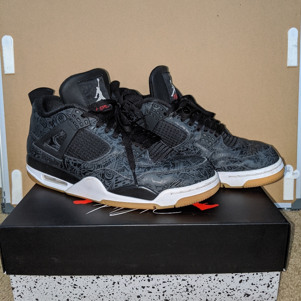 Jordan 4 Laser (Black)